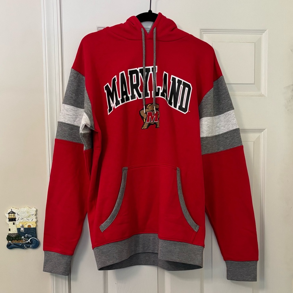 Pro Edge University of Maryland UMD Hoodie with Front Pocket